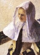 Young Woman with a Water Jug (detail) r VERMEER VAN DELFT, Jan